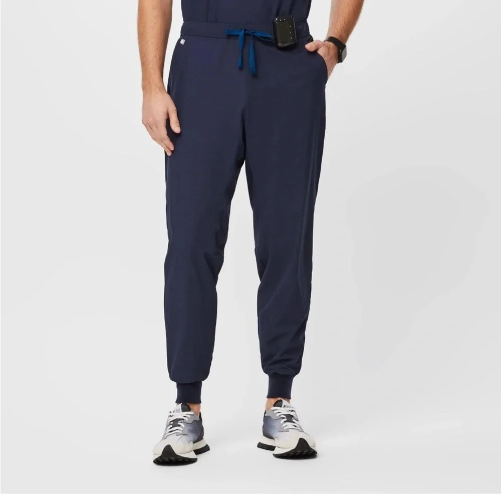 Figs Tansen FREEx Lined Jogger Scrub Pants Navy Size Medium